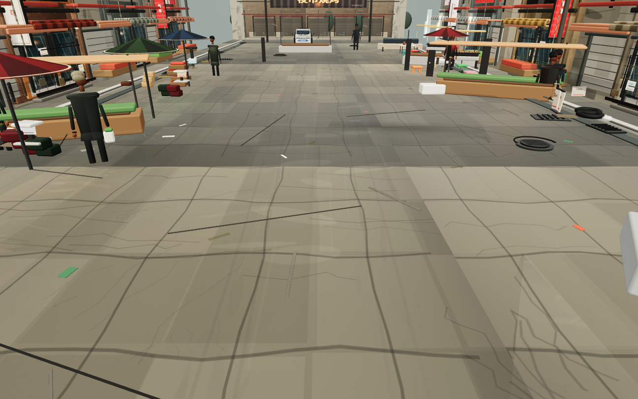 Actual gameplay: current county street slice